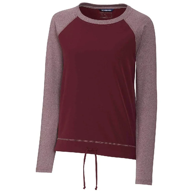 Cutter & Buck Women's Bordeaux Response Hybrid Long Sleeve Top