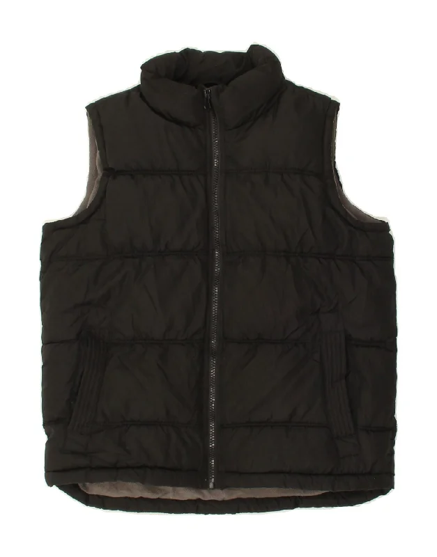 OLD NAVY Womens Padded Gilet UK 12 Medium Black Polyester