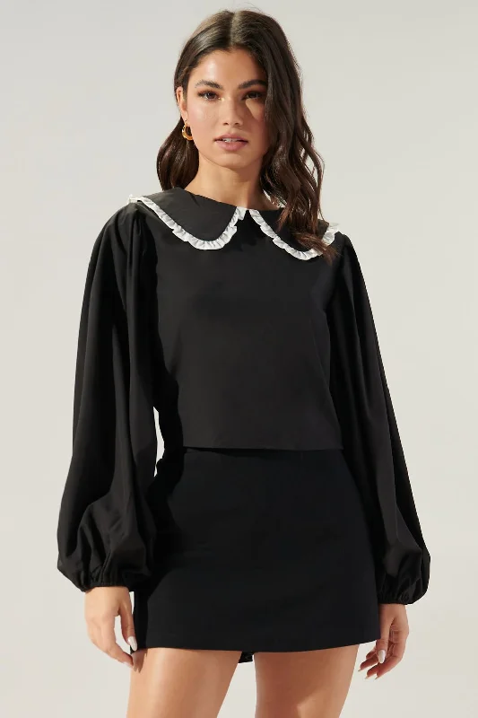 At Dawn Blouson Sleeve Blouse