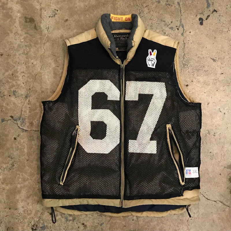 ABERCROMBIE VEST W/ ATHLETE WORN UNIFORM 67