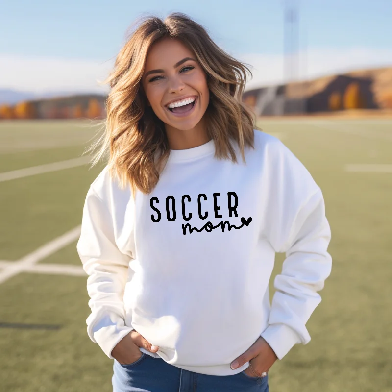 Cropped SweatshirtsSoccer mom --adult sweatshirt