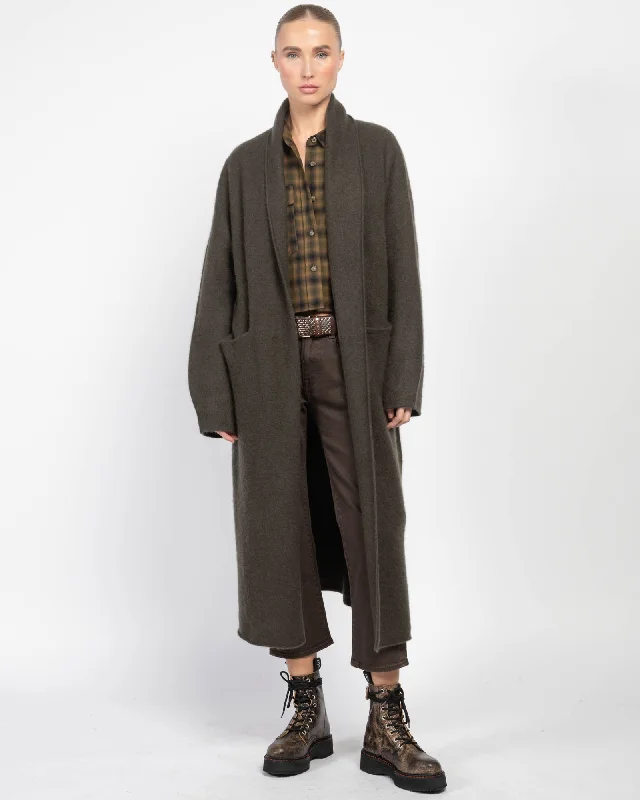 Beaded OvercoatsCardigan Coat