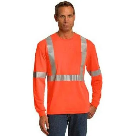 Men's ANSI 107 Class 2 Long Sleeve Safety T-Shirt