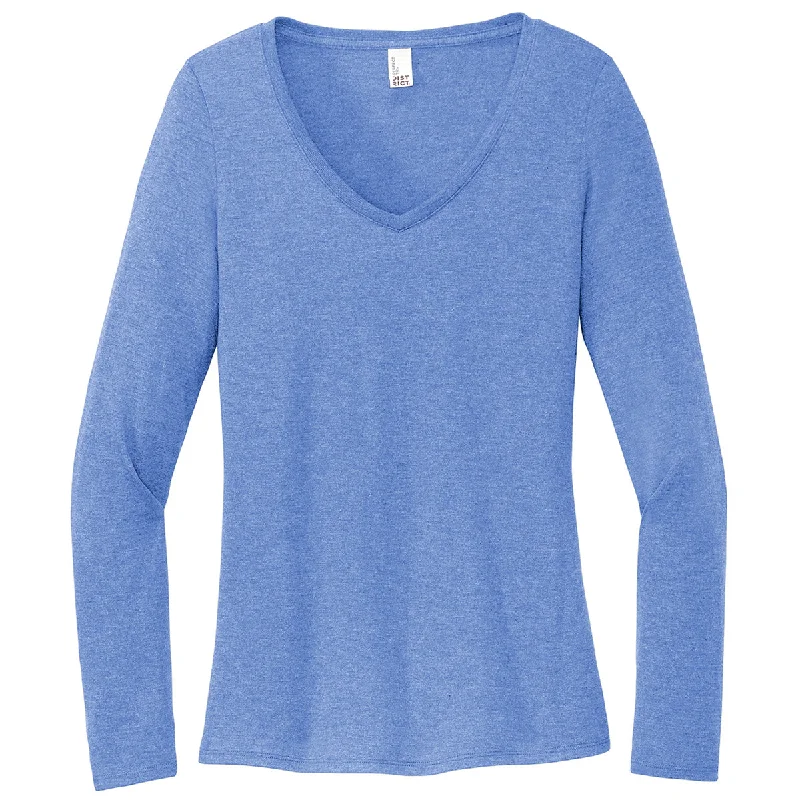 District Women's Maritime Frost Perfect Tri Long Sleeve V-Neck Tee