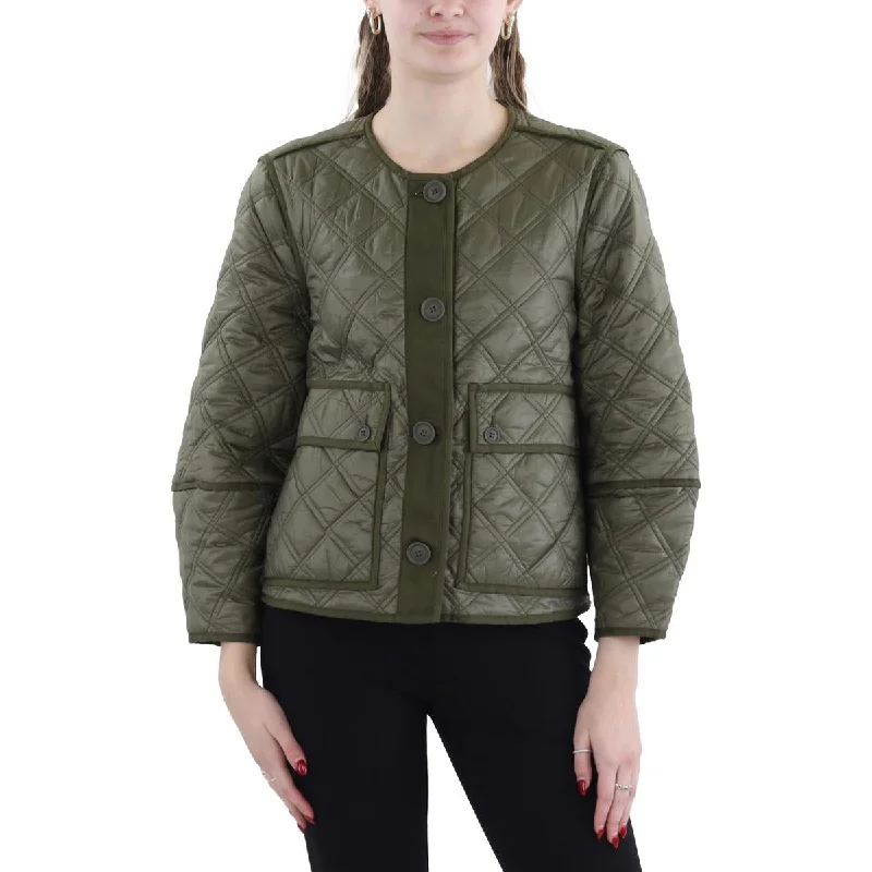 Cycling OvercoatsWomens Reversible Outerwear Quilted Coat