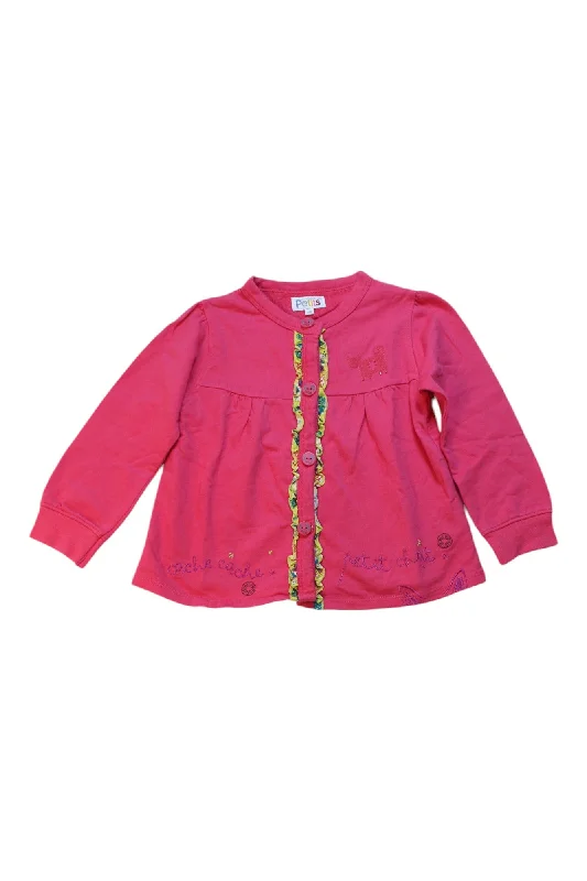 Cropped SweatshirtsLa Compagnie des Petits Buttoned Sweatshirt 3T