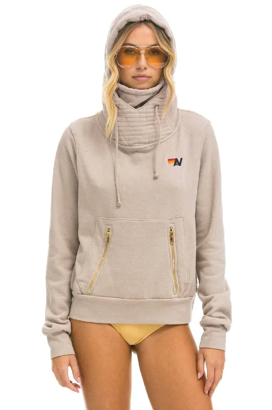 Longline HoodiesAviator Nation NINJA PULLOVER UNISEX HOODIE - SAND