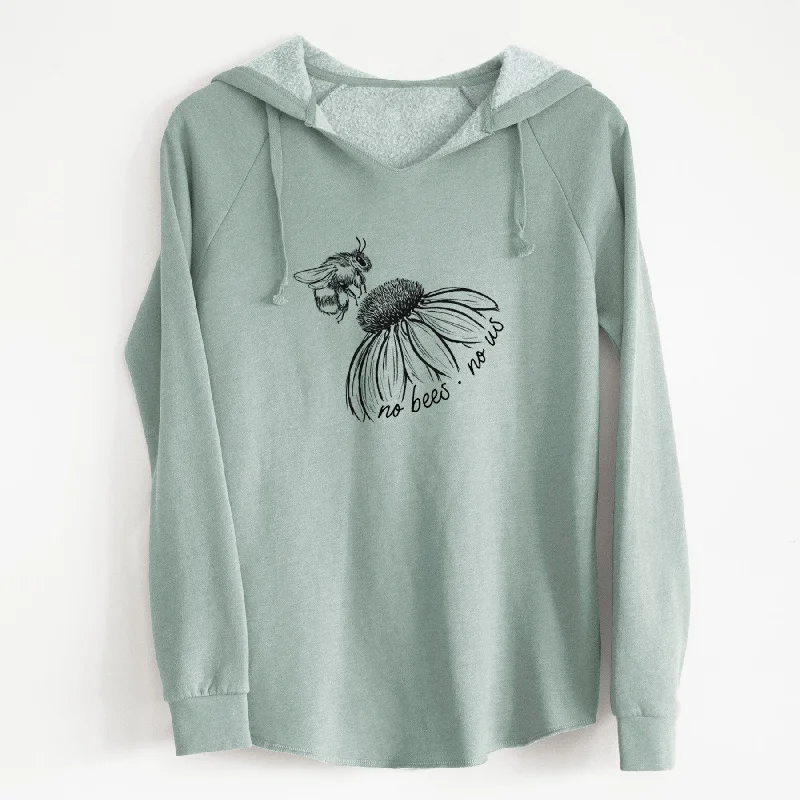 Branded SweatshirtsNo Bees No Us - Cali Wave Hooded Sweatshirt