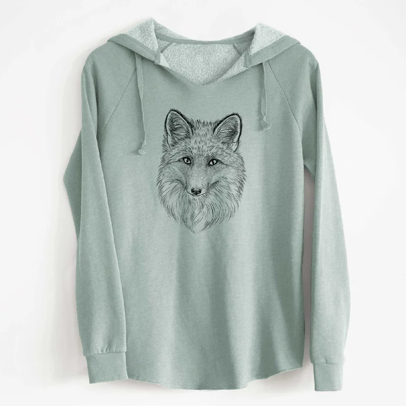 Layered SweatshirtsRed Fox - Vulpes vulpes - Cali Wave Hooded Sweatshirt