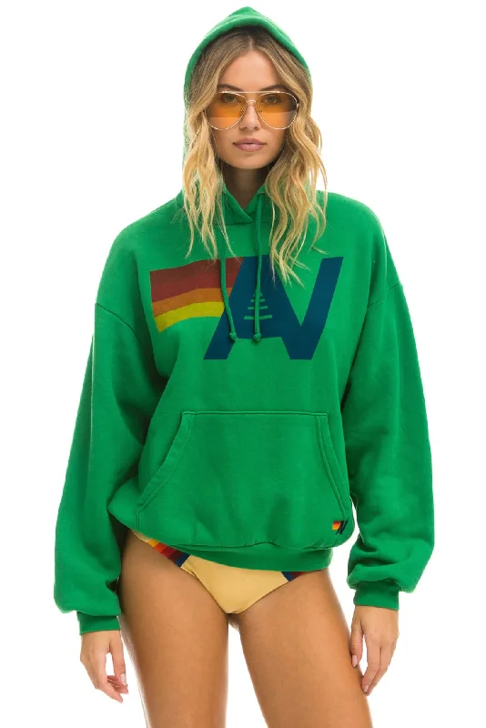 Asymmetrical HoodiesAVIATOR NATION UNISEX LOGO PULLOVER RELAXED HOODIE - KELLY GREEN