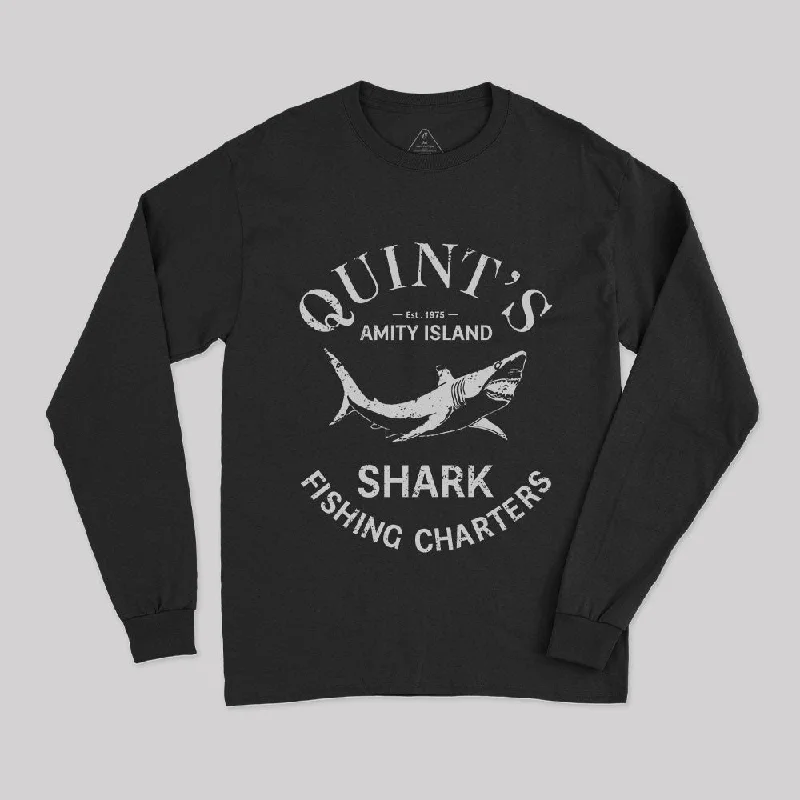 Quint's Shark Fishing Charters Long Sleeve T-Shirt