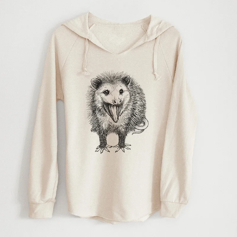 Fringed HoodiesHissing Opossum - Didelphidae - Cali Wave Hooded Sweatshirt