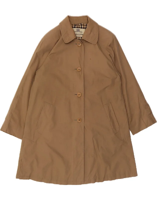 Trench CoatsAQUASCUTUM Womens Trench Coat UK 14 Medium Brown