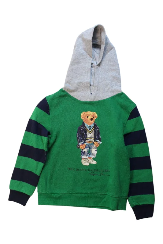 Metallic HoodiesPolo Ralph Lauren Bear Embroidered Hooded Sweatshirt 6T