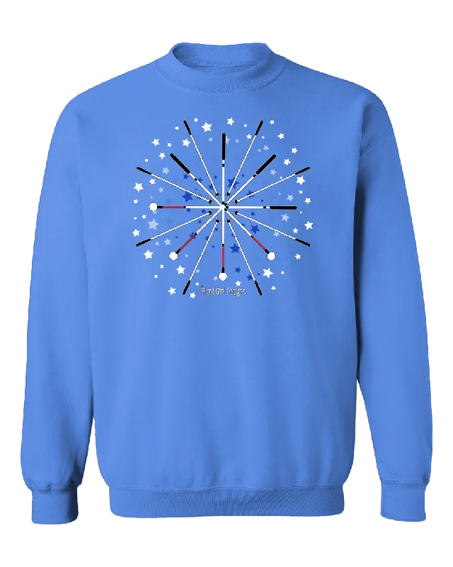 Colorblock HoodiesSale! Star  explosion  SWEATSHIRT carolina  blue ( deep, toned light blue)