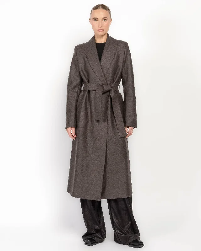 Collaborative OvercoatsShawl Collar Coat