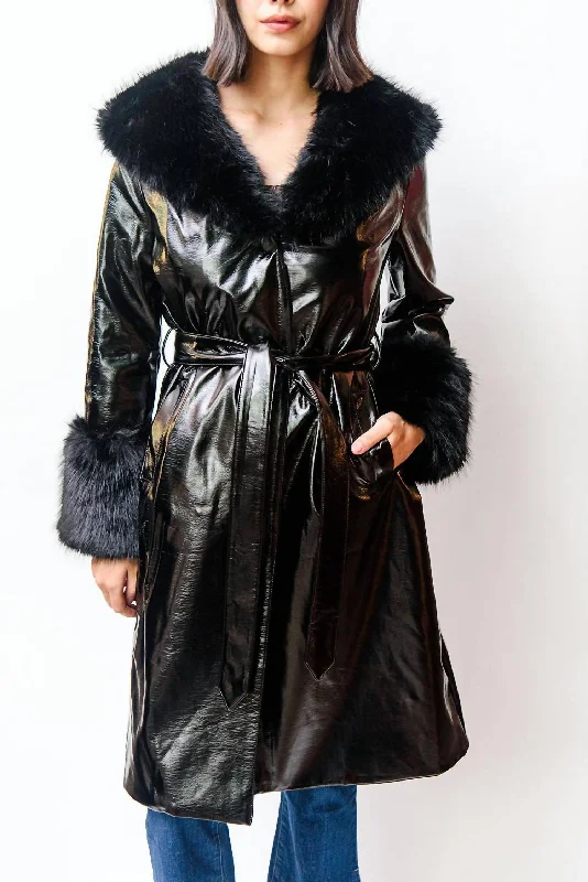 Sequined OvercoatsLibertango Coat In Black