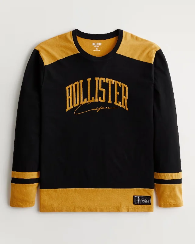 Hollister OVERSIZE LONG SLEEVE T shirt