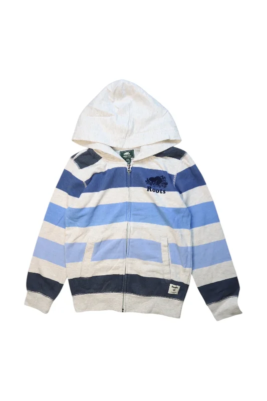 Limited Edition HoodiesRoots Hooded Zippered Sweatshirt 7-8Y