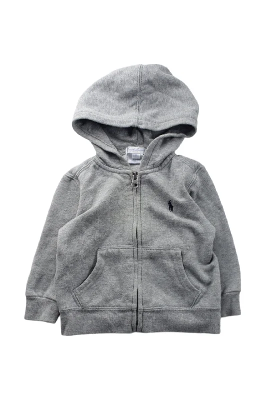 Sheer HoodiesRalph Lauren Hooded Zippered Sweatshirt 6-12M