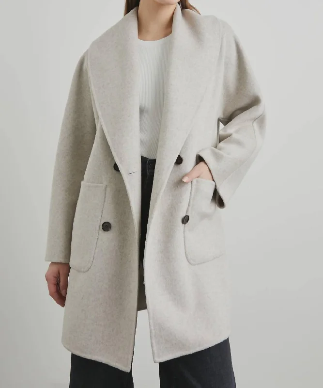 Single-Breasted CoatsNily Coat In Oatmeal