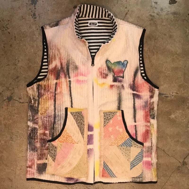 Hi Fashion Luxury Comfy Clothing Reversible Mucho Aloha Vest