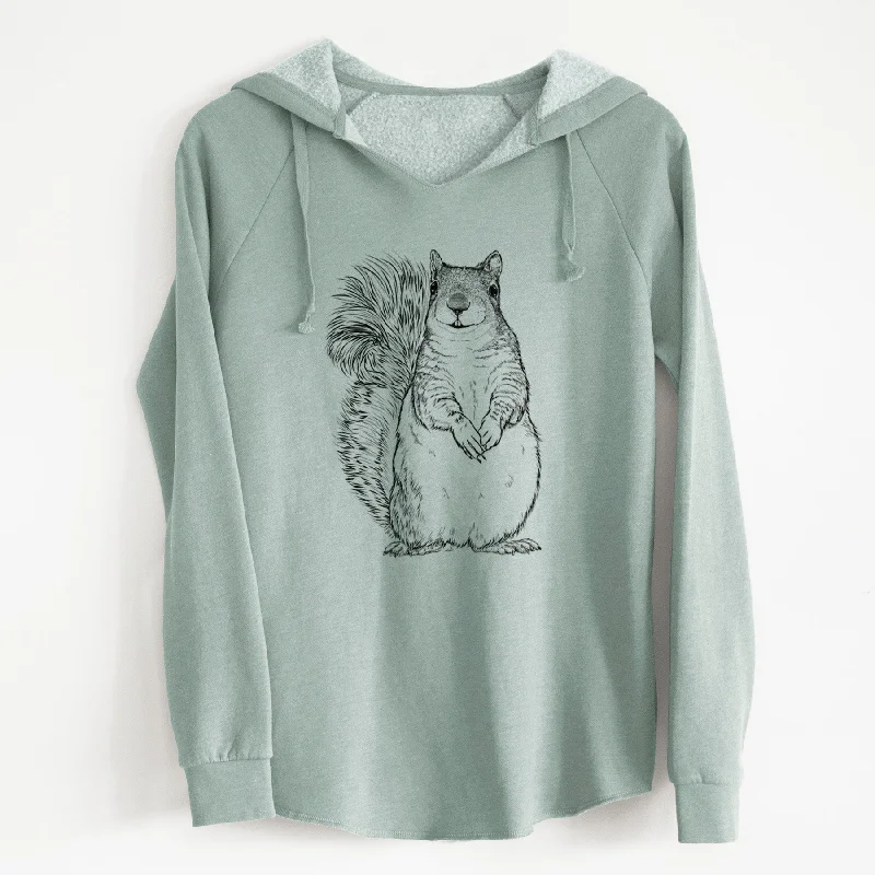 Compression SweatshirtsWestern Grey Squirrel - Sciurus griseus - Cali Wave Hooded Sweatshirt