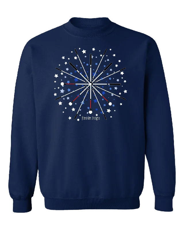 Reversible HoodiesSale! STAR  explosion  SWEATSHIRT navy blue