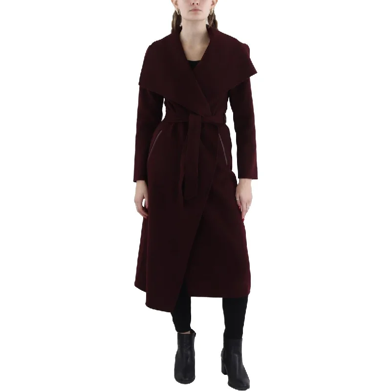 Cycling OvercoatsWomens Wool Long Wrap Coat