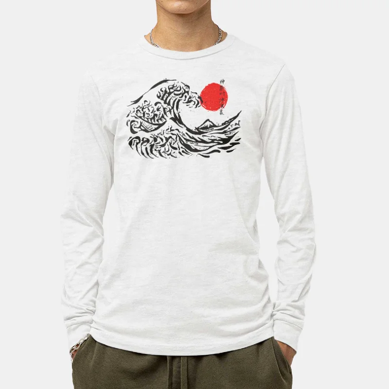 Great Wave off Kanagawa - Adult Unisex Long Sleeve Tee