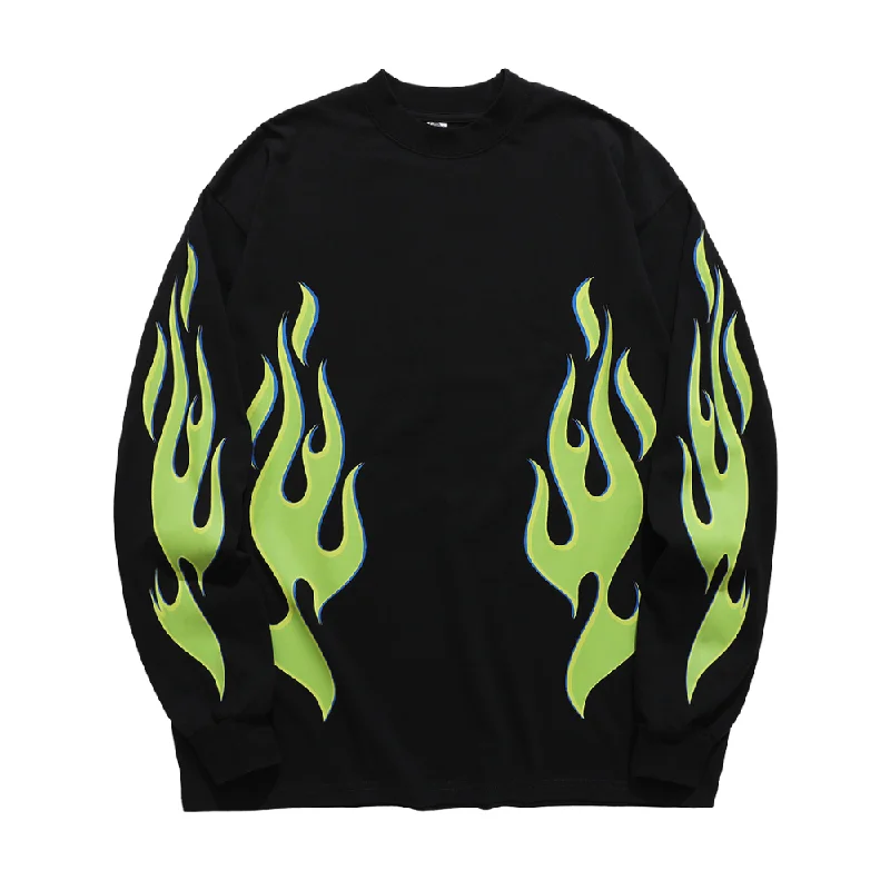 Vintage HoodiesHigh Street Flame Sweatshirt