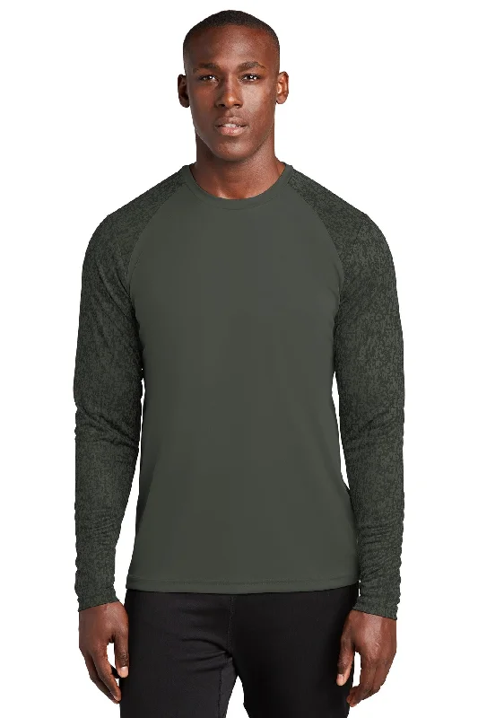 Sport-Tek Long Sleeve Digi Camo Tee. ST460LS