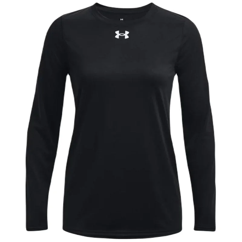 Under Armour Women's Black/White Team Tech Long Sleeve