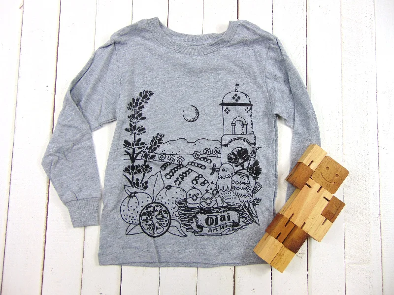 Toddler Long Sleeve Tee "Ojai California" [Free Shipping]