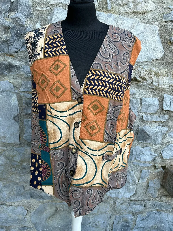 Duffle Coats80s patchwork waistcoat Large