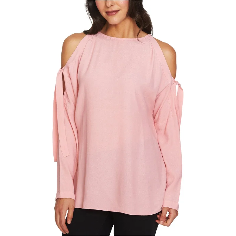 Festival Shirts1.State Womens Cold Shoulder Knit Blouse