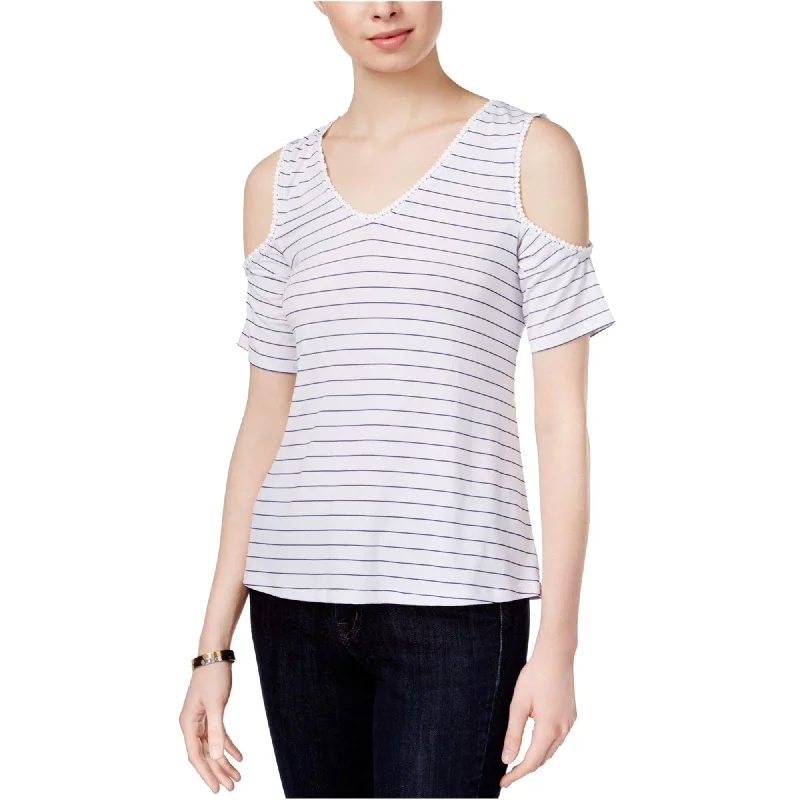 Slim Fit ShirtsMaison Jules Womens Crisscross Knit Blouse