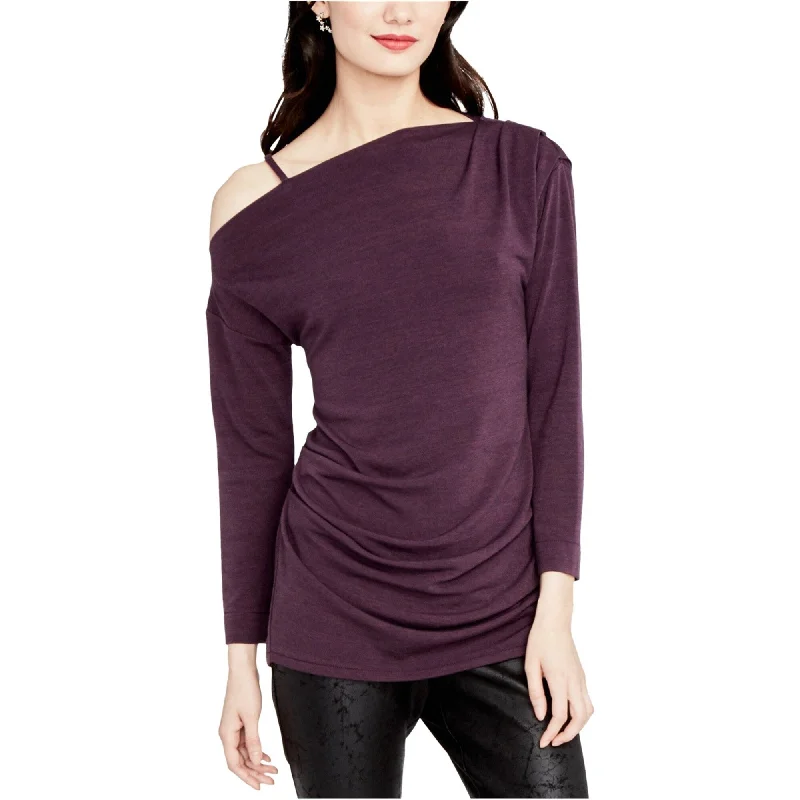 Collaborative ShirtsRachel Roy Womens Asymmetrical Knit Blouse