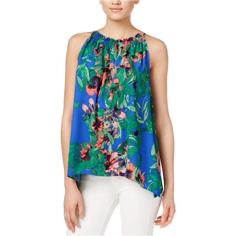 Hiking ShirtsRachel Roy Womens Melinda Asymmetrical Halter Blouse Top