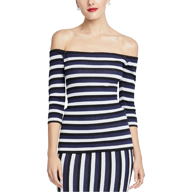 Hiking ShirtsRachel Roy Womens Striped Wren Off The Shoulder Blouse