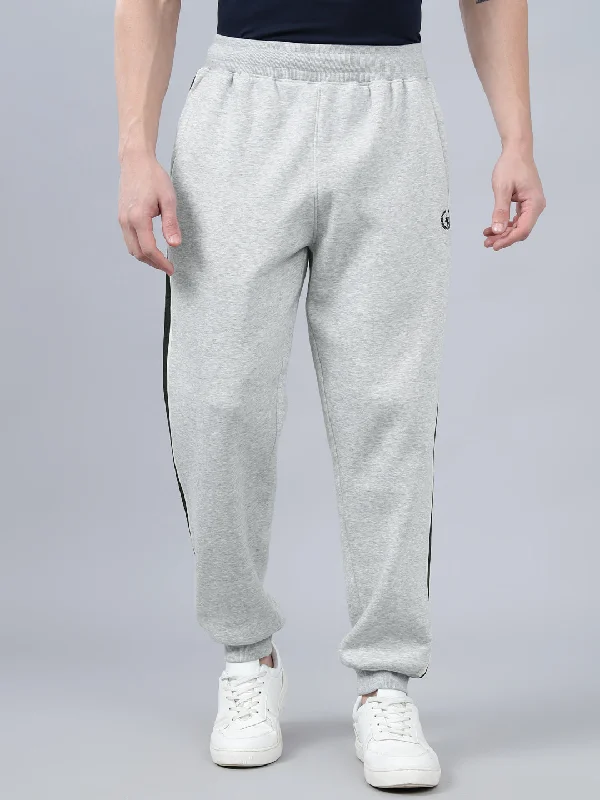 Rain JacketsMen's Grey Solid Winter Track Pant