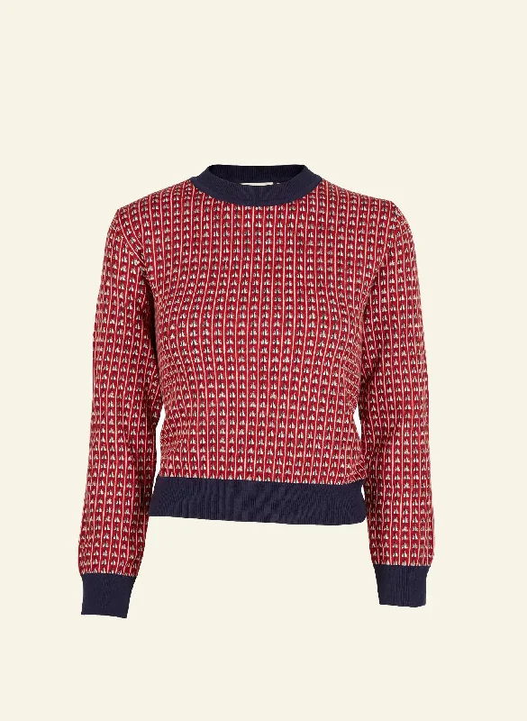 Alba Knitted Jumper - Red Rocket