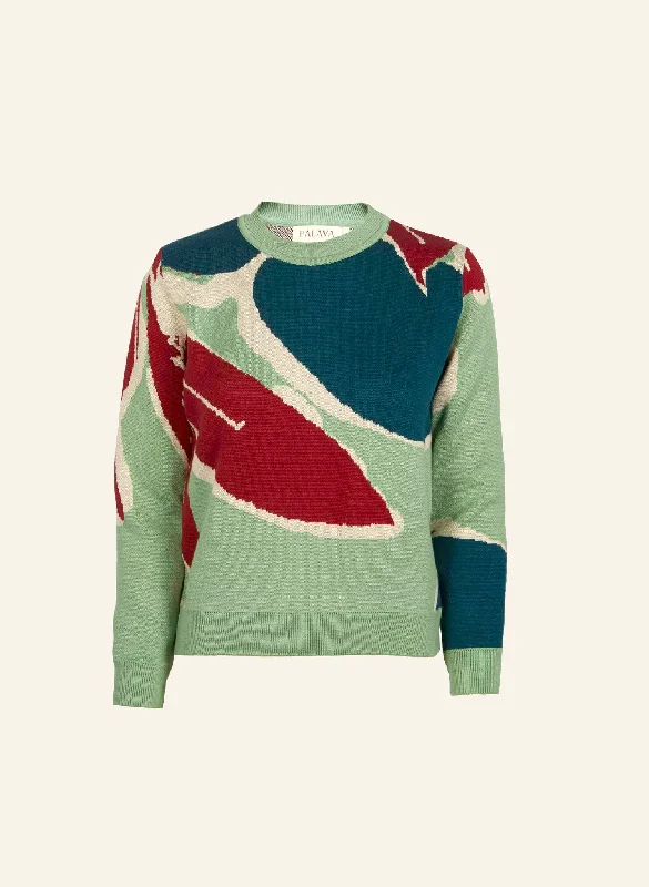 Esther - Mint Damson Jumper