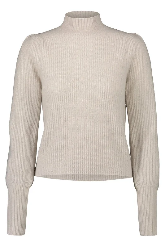 Mockneck SweaterSheer Knit Tops