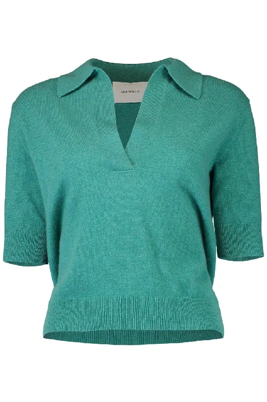 Carina SweaterRuffled Knit Tops