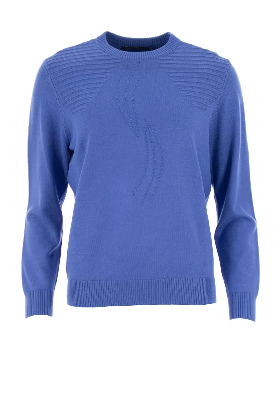 Castle of Ireland Embellished Jumper, Blue