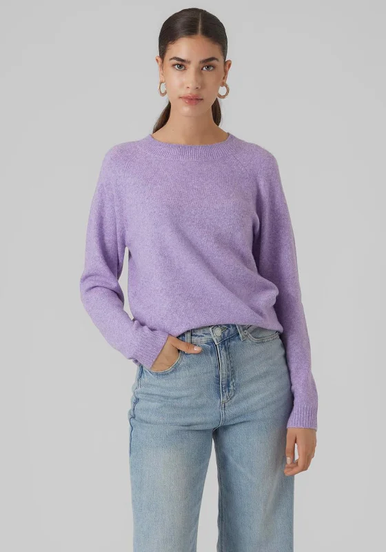 Vero Moda Doffy Knit Sweater, Lilac