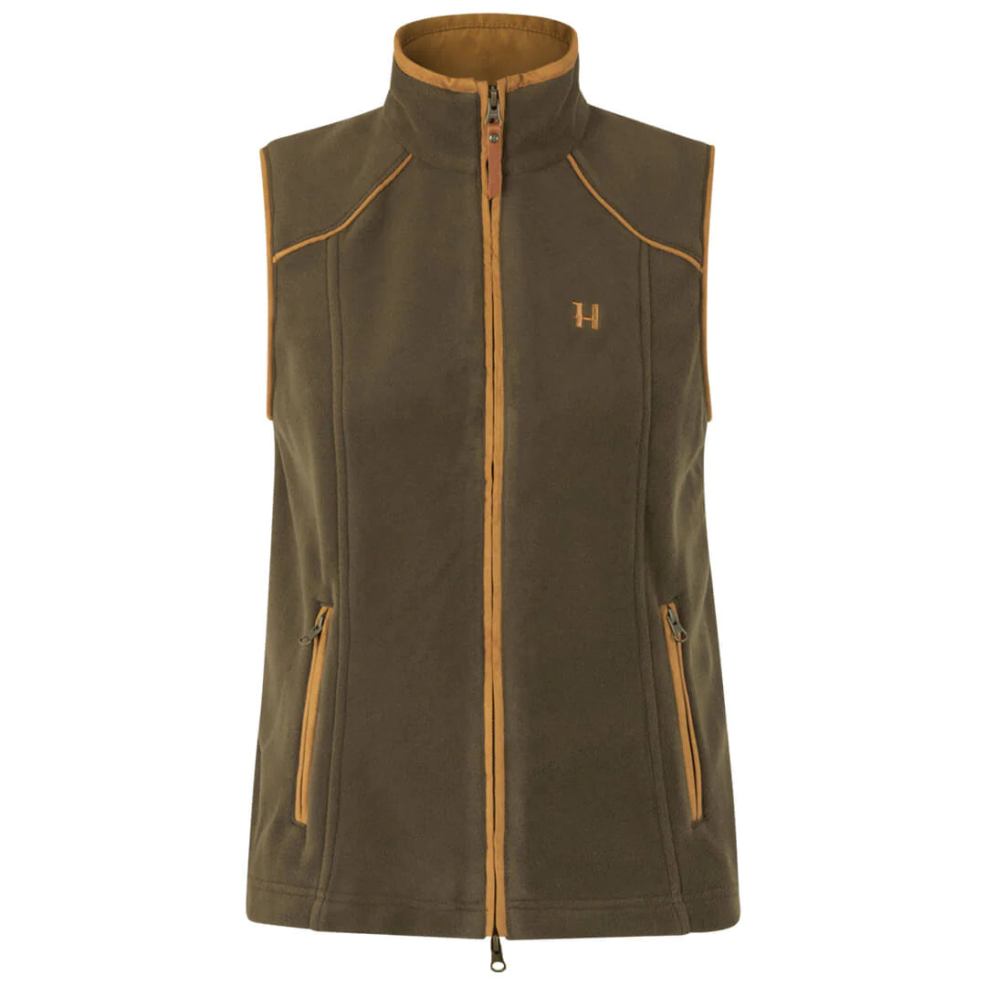 Harkila Sandhem 200 Lady Fleece Waistcoat - Willow Green Melange