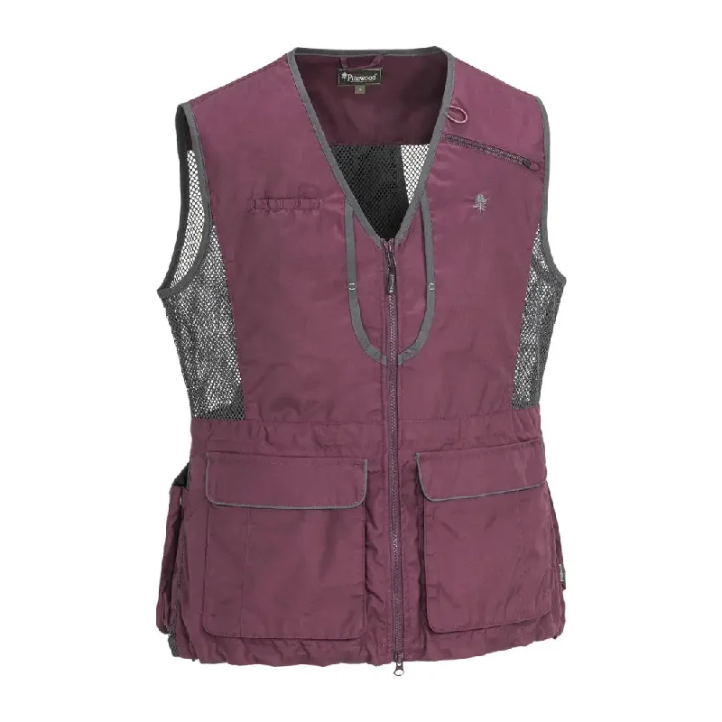 Pinewood Women's Dog Sports 2.0 Vest - Plum/Anthracite