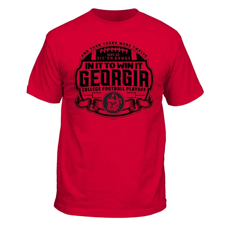 Compression T-Shirts2024 CFP UGA In It To Win It Short Sleeve T-Shirt